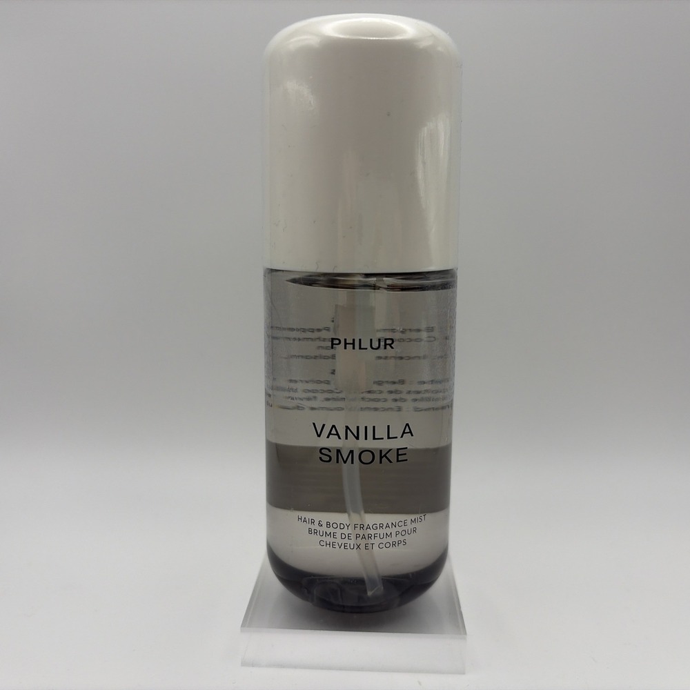 PHLUR Vanilla Smoke Hair & Body Fragrance Mist 3oz Woody Gourmand NEW Sealed